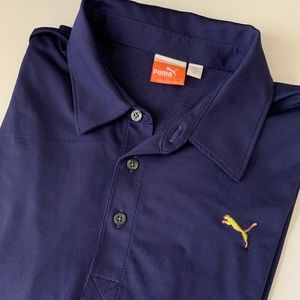 Puma Golf Polo Shirt Sz L